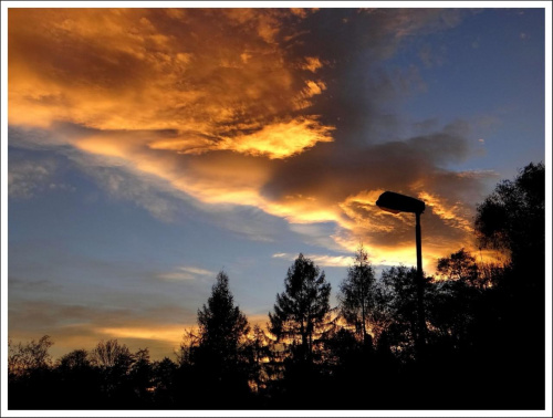Niebo #chmury #niebo #ZachódSłońca #ParkCentralnyWŚwidnicy #Świdnica