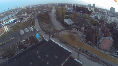 Gdańsk Nowa Wałowa dron #GdańskNowaWałowa