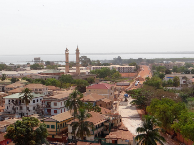 Gambia. Panorama stolicy - Banjul. #Gambia