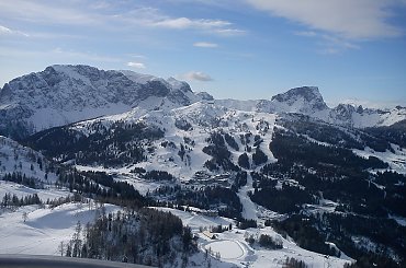 Na Gartnerkofel - widok z platformy widokowej #Alpy #Austria #Narty #Nassfeld