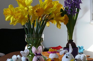 Ozdoby wielkanocne #wielkanoc #SzydełkowaOwieczka #SzydełkowyKurczak #SzydełkowyZająć #SzydełkowyKrólik #SzydełkoweOzdoby