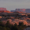 Ciągle wschód słońca w Canyonlands