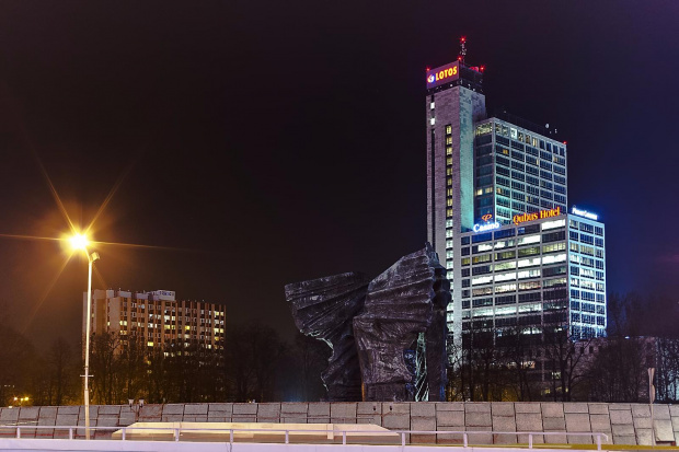 Katowice nocą