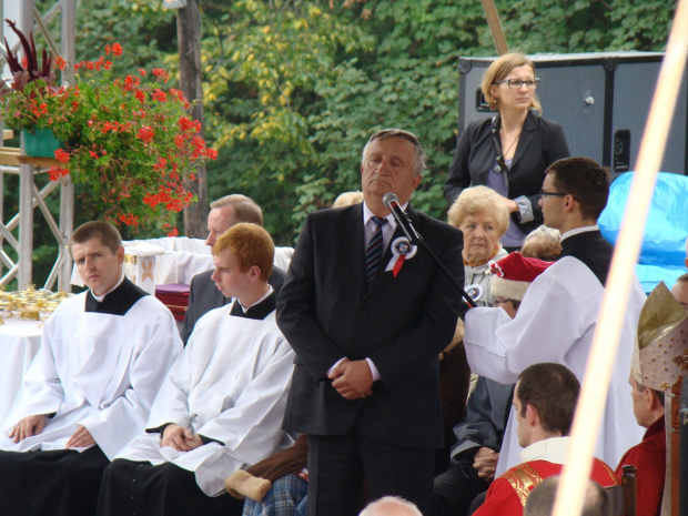 Przemawia Tadeusz Kowalczyk - Przew. Sejmiku Woj. Świętokrzyskiego