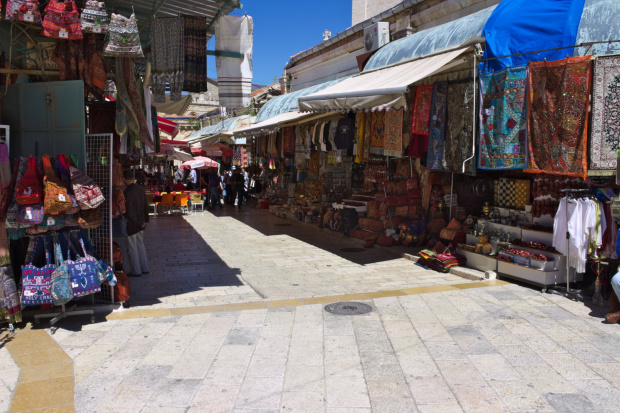 Starówka Jerozolimy - Bazar wokół Bazyliki Grobu Pańskiego #ZiemiaŚwięta #chrystus #prawosławie #katolicyzm #jerozolima #betlejem #betania #nazaret #kana #cana