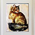 Katze - Ölgemälde handgemalt Rahmen Sygniert 32x27cm, G15535.
32,99 euro,wys - 0 euro. #koty