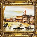 Venedig- Ölgemälde handgemalt Rahmen Sygniert 34x30cm, G06138.
39,99 euro,wys - 0 euro. #wenecja