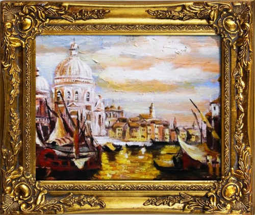 Venedig- Ölgemälde handgemalt Rahmen Sygniert 34x30cm, G00098.
39,99 euro,wys - 0 euro. #wenecja