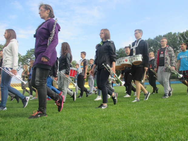 24 czerwca 2015 - Warsztaty muzyczne w Szamotułach. Pierwszy dzień - próby zaczęliśmy zaraz po przyjeździe.