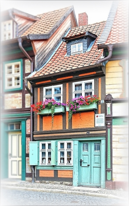 Wernigerode - "Kleinste Haus” – najmniejszy dom w mieście z 1792 r.