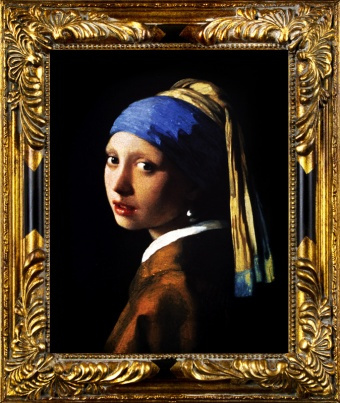 Jan Vermeer-Leinwand + Rahmen Kunstdruck 32x27cm to jest wydruk na plotnie plus rama, wiec dzial druck i pamietaj o opisie, tu nie trzeba dawac w opisie plotno nacigniete na blejtram... cena 22,90 euro w tym przesylka ilosc 3szt